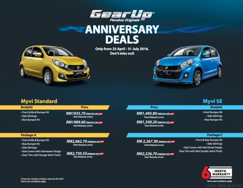 Perodua Gives Myvi a Price Cut, New Colour Scheme and 