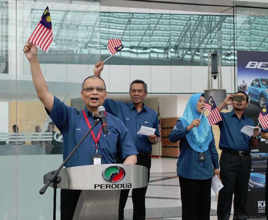 Perodua Celebrated the 59th Malaysia National Day in High 