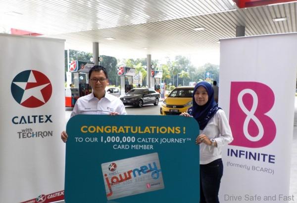 Caltex Celebrates Its One Millionth Journey Card Member