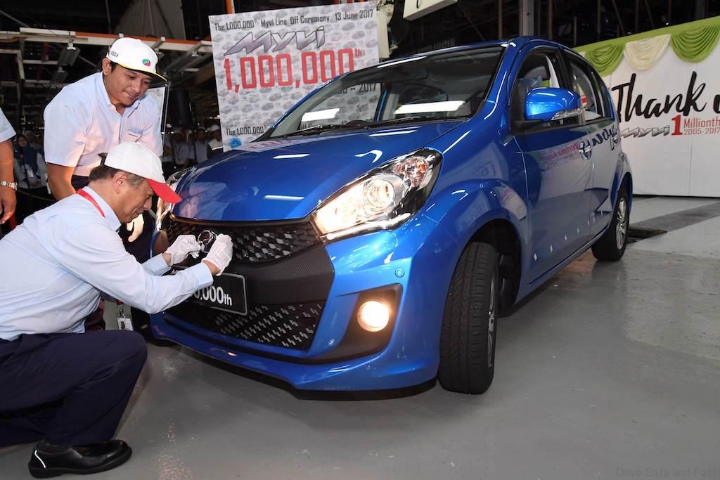 Myvi #1,000,000 Rolls off the Perodua Factory Line 