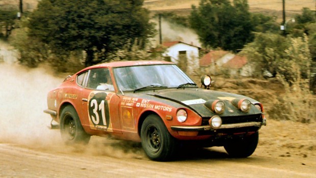 Datsun 240z rally car