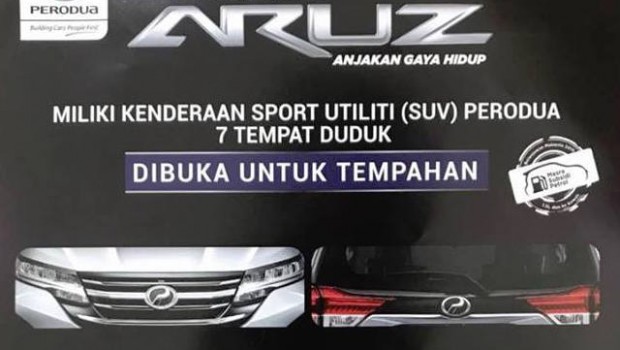 Perodua Aruz Toyota Rush - Lamaran P