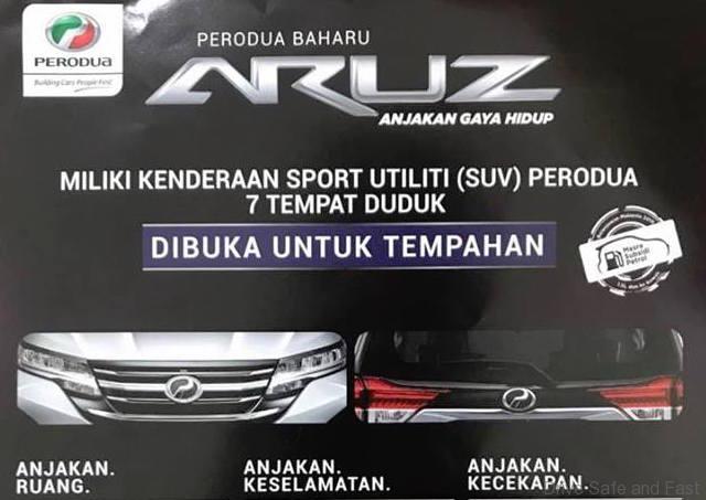 Perodua Aruz All New Crossover Brochure Leaked Online