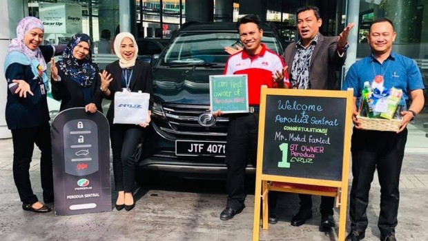 Perodua SENTRAL PJ Delivers Its 1st ARUZ  DSF.my