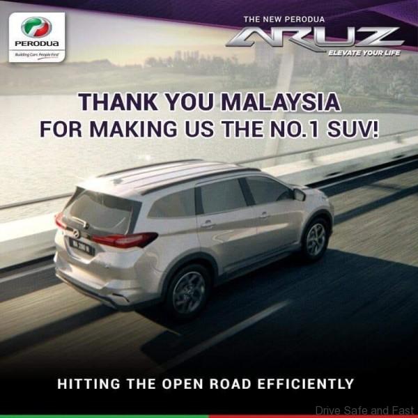 Perodua Aruz is No.1….Still!