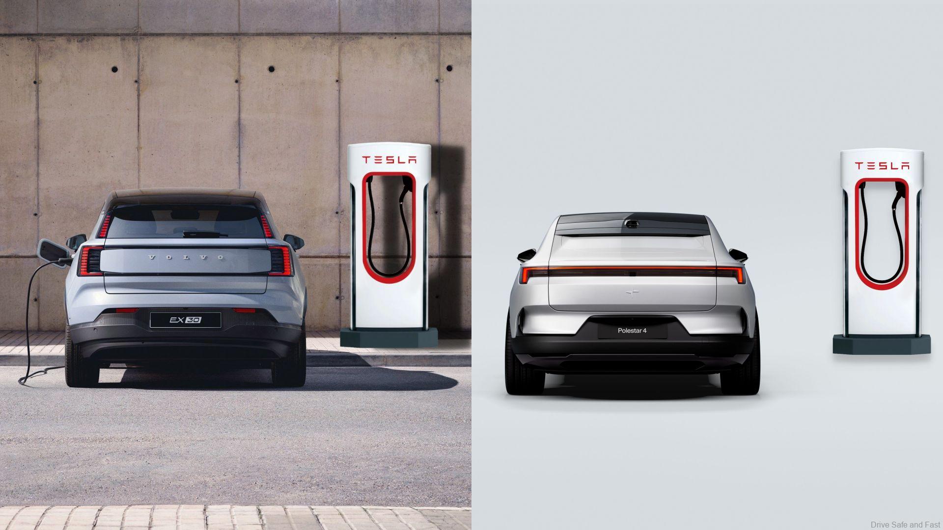 Polestar tesla deals supercharger