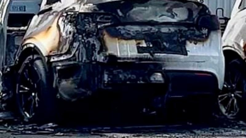 Tesla Showroom In France Burnt Down, Many Cars Torched